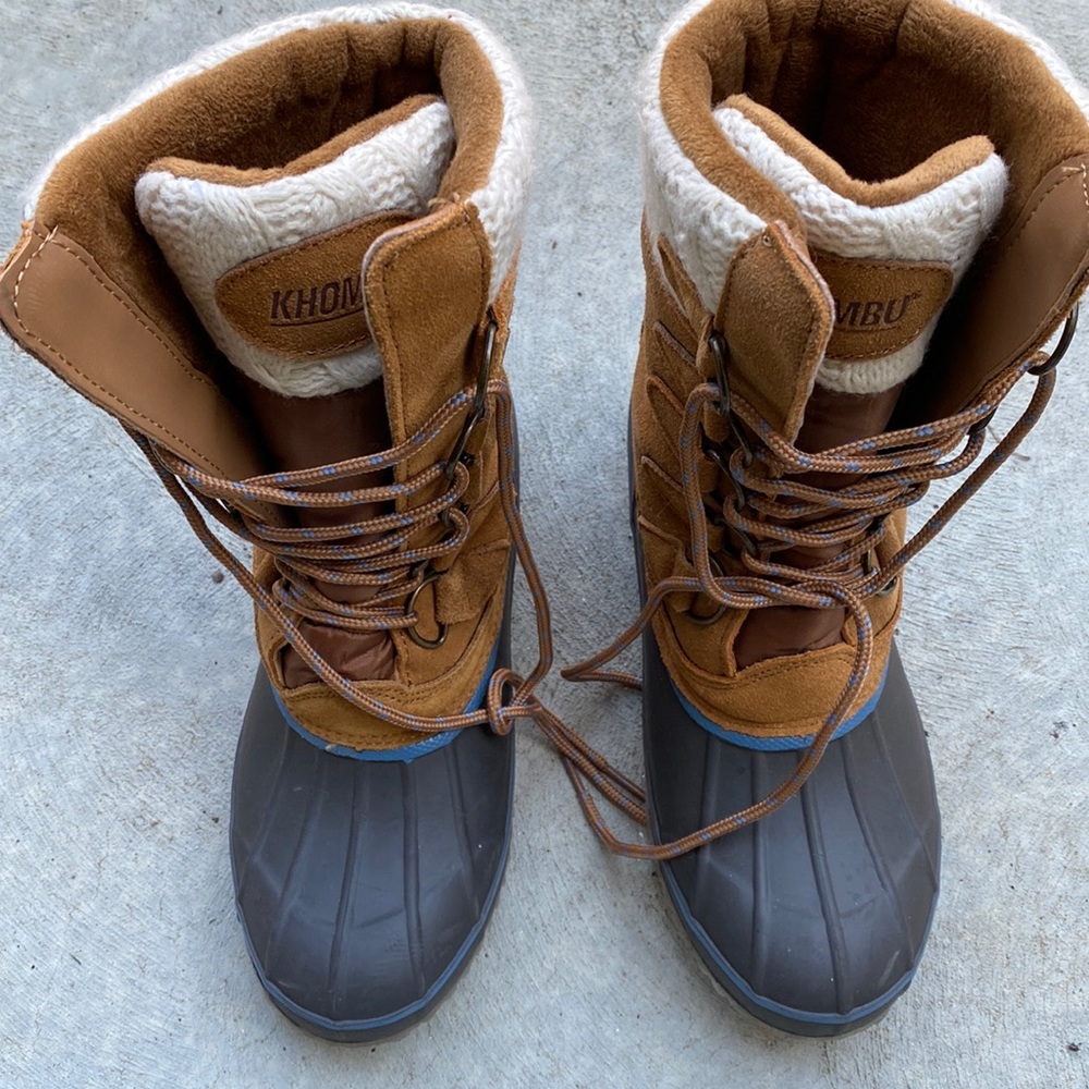 Khombu snow boots women size 7